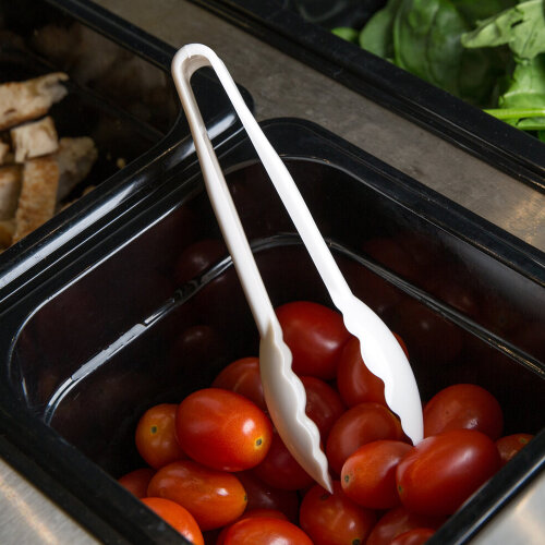 Cambro Lugano Tırtıklı Servis Maşası Beyaz 150 mm 6TGS148 - 3