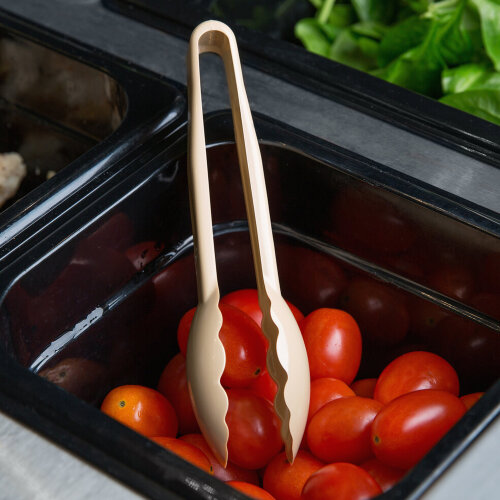 Cambro Lugano Tırtıklı Servis Maşası Krem 150 mm 6TGS133 - 3