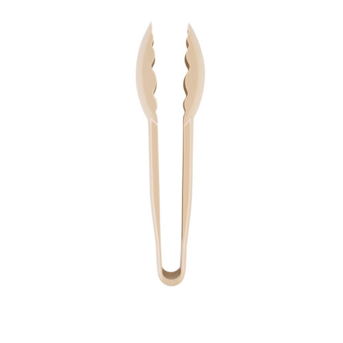 Cambro Lugano Tırtıklı Servis Maşası Krem 150 mm 6TGS133 - CAMBRO