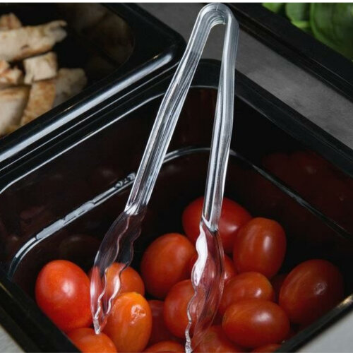 Cambro Lugano Tırtıklı Servis Maşası Şeffaf 150 mm 6TGS135 - 3