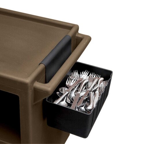 Cambro Servis Arabası Çatal Kaşık Kutusu Siyah 6.6 lt. BC1115SH110 - CAMBRO