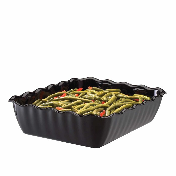 Cambro Açık Büfe Taraklı Meze Kabı Siyah 260*175*80 mm DC5110 - 1