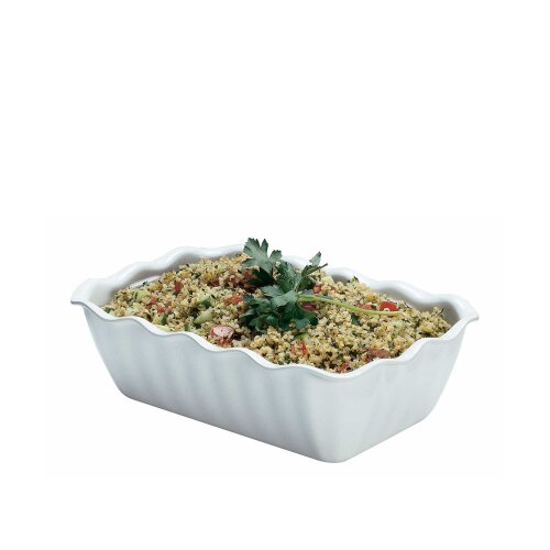 Cambro Taraklı Açık Büfe Meze Kabı Beyaz 260*175 *80 mm DC5148 - CAMBRO