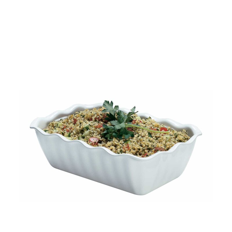 Cambro Taraklı Açık Büfe Meze Kabı Beyaz 260*175 *80 mm DC5148 - 1