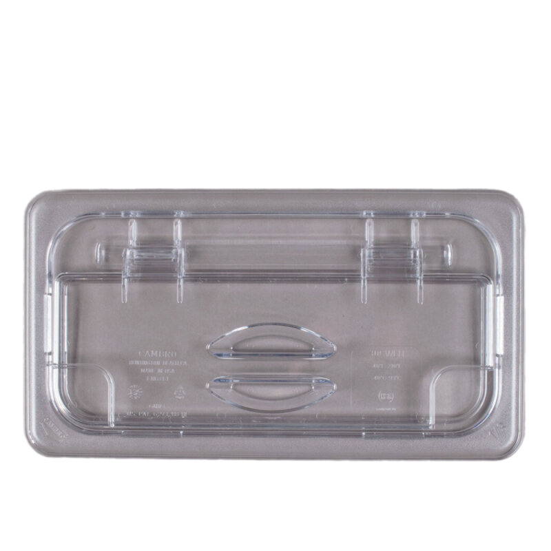 Cambro Polikarbon Menteşe Delikli Küvet Kapağı Şeffaf 176*325 mm 30CWLN135 - 1