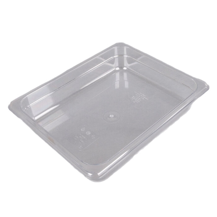 Cambro Camwear Polikarbon İki Bölmeli Küvet Şeffaf Gn1/2 3.9 lt. 22CW135 - 1