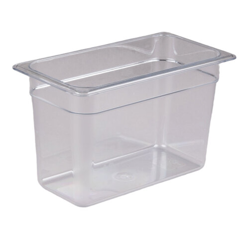 Cambro Camwear Polikarbon Üç Bölmeli Küvet Şeffaf Gn1/3 6.9 lt. 38CW135 - CAMBRO
