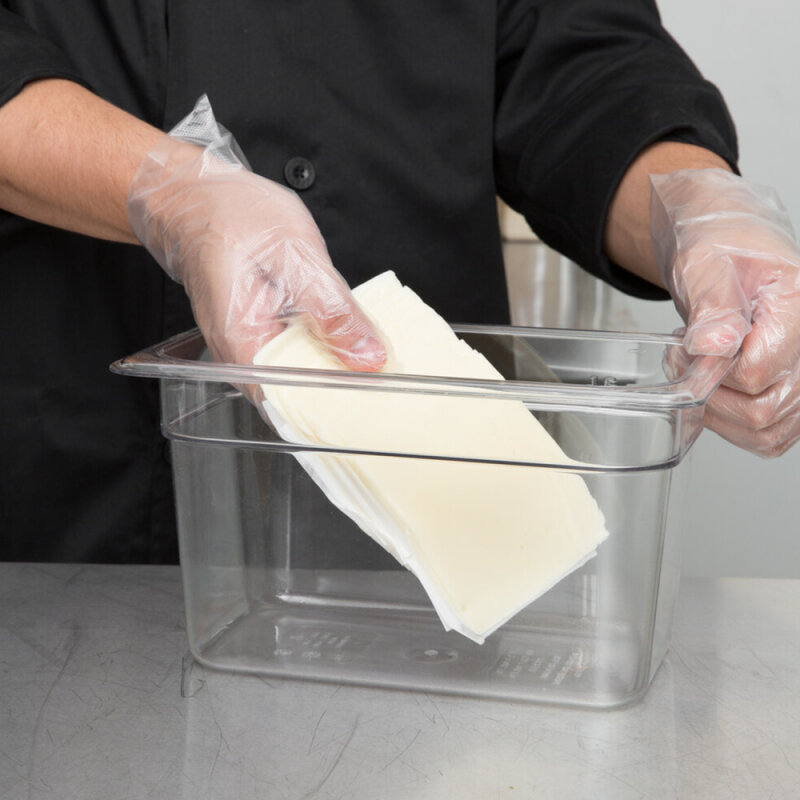 Cambro Camwear Polikarbon Dört Bölmeli Küvet Şeffaf Gn1/4 3.7 lt. 46CW135 - 2