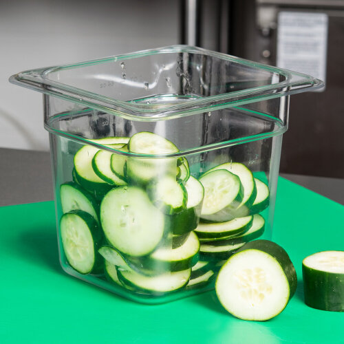 Cambro Polikarbon Küvet Şeffaf 150 mm Gn 1/6 66CW135 - 2