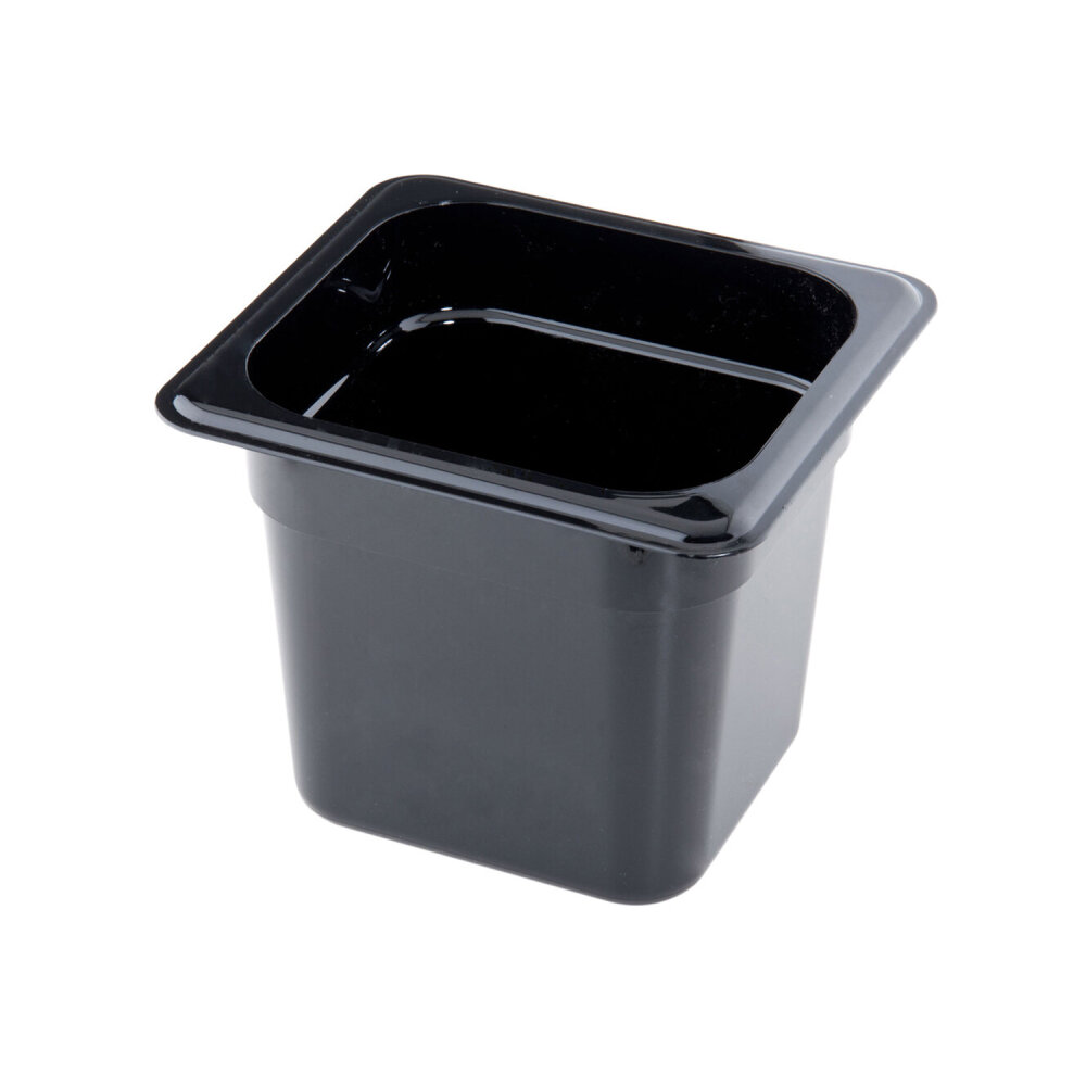 Cambro Camwear Polikarbon Altı Bölmeli Küvet Siyah Gn1/6 2.2 lt. 66CW110