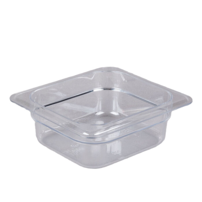 Cambro Camwear Polikarbon Altı Bölmeli Küvet Şeffaf Gn1/6 1 lt. 62CW135 - 1