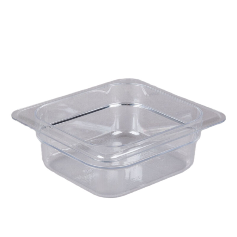 Cambro Camwear Polikarbon Altı Bölmeli Küvet Şeffaf Gn1/6 1 lt. 62CW135 - 1