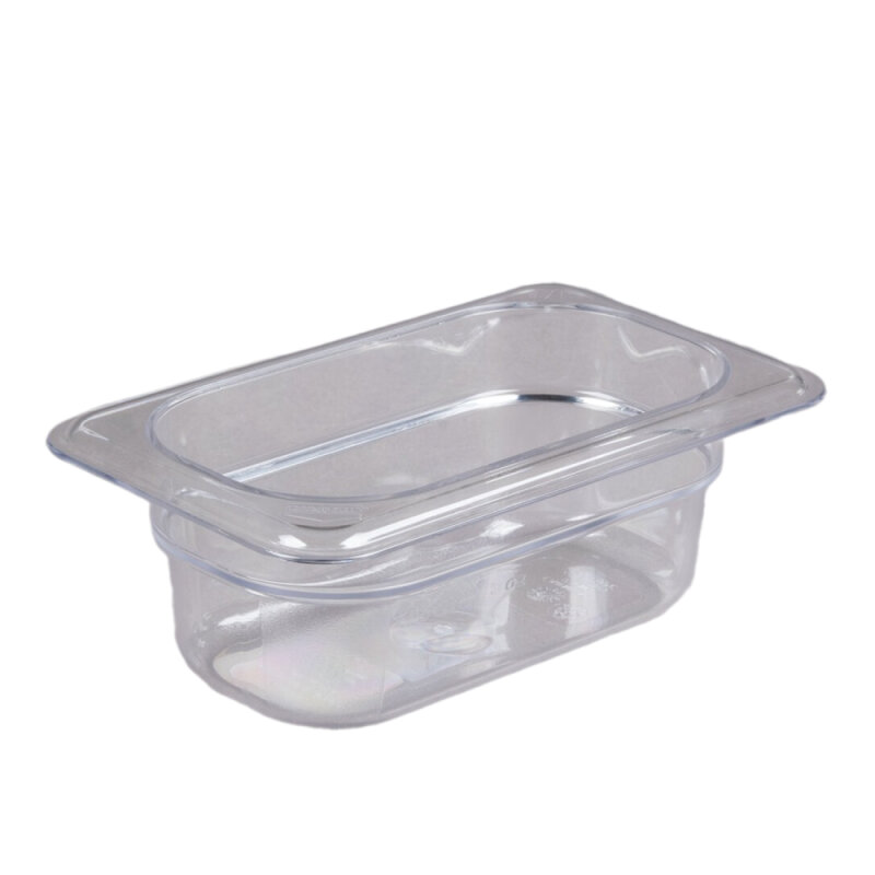 Cambro Polikarbon GN1/9 Küvet Şeffaf 0.57 lt. 92CW135 - 1