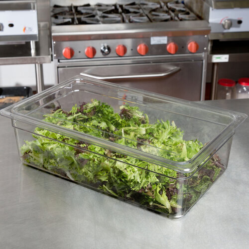 Cambro Camwear Polycarbon Gn Küvet Kpk Düz Gn 1/1 Şeffaf 10CWC - 3