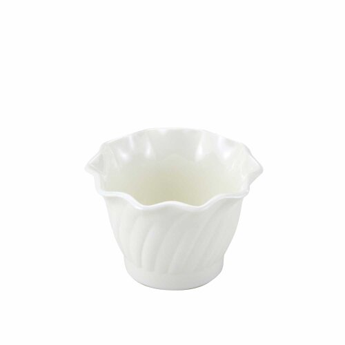 Cambro Polycarbon Kıvrımlı Kase Beyaz 384 cc SRB13CW148 - CAMBRO