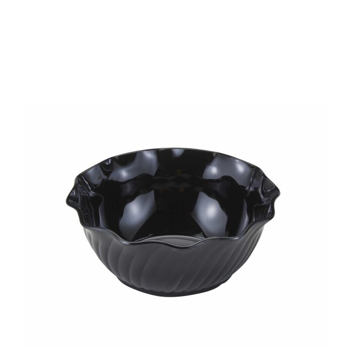 Cambro Polikarbon Kıvrımlı Kase Siyah 384 cc SRB13CW110 - 1