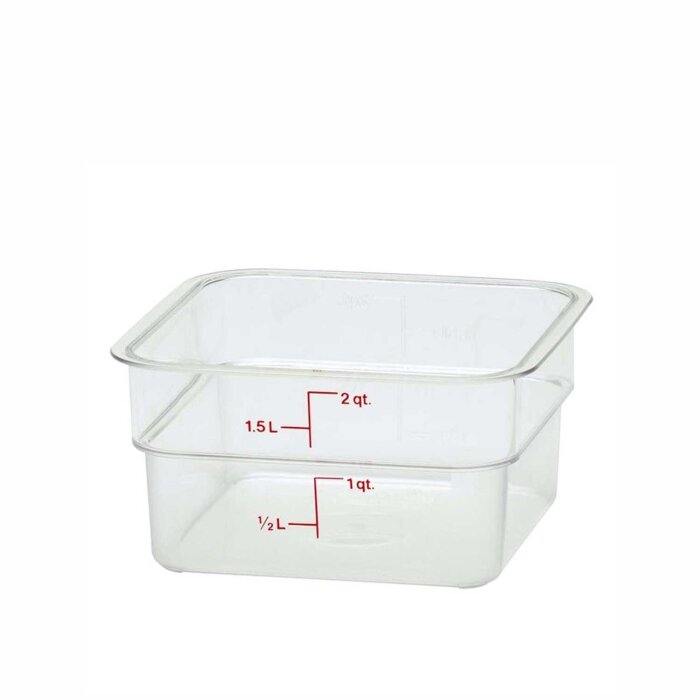 Cambro Polipropilen Ölçekli Saklama Kabı Yarı Saydam 1.9 lt. 2SFSPP190 - 1