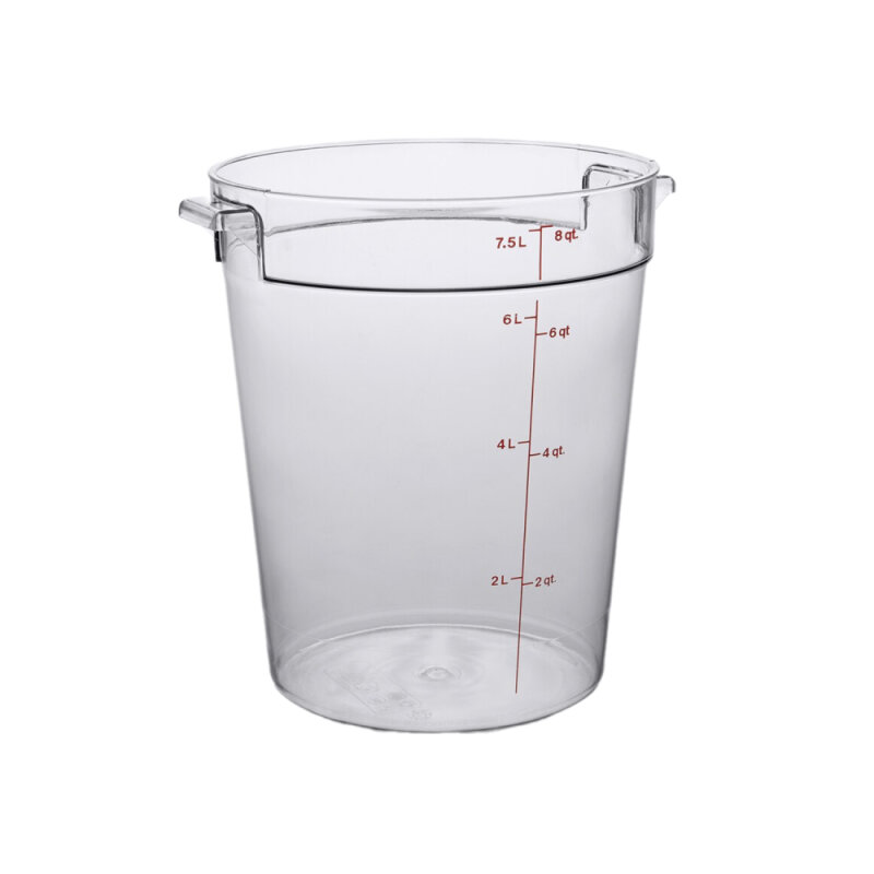 Cambro Polikarbon Daire Saklama Kabı Şeffaf 7.6 lt. RFSCW8135 - 1