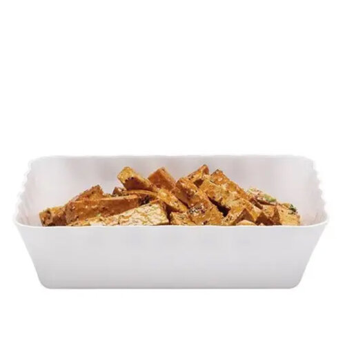 Cambro Showfest Taraklı Desenli Dikdörtgen Meze Kasesi Beyaz 255*318*76 mm SFR1012148 - 2