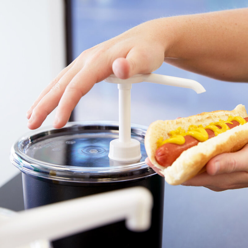 Cambro Coldfest Sosluk Kapağı ve Pompası Şeffaf 184*228*285 mm CFPSRC10135 - 3