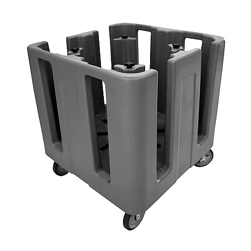 Cambro Tabak Taşıma Arabası Ayarlı 4 Bölmeli Siyah - CAMBRO