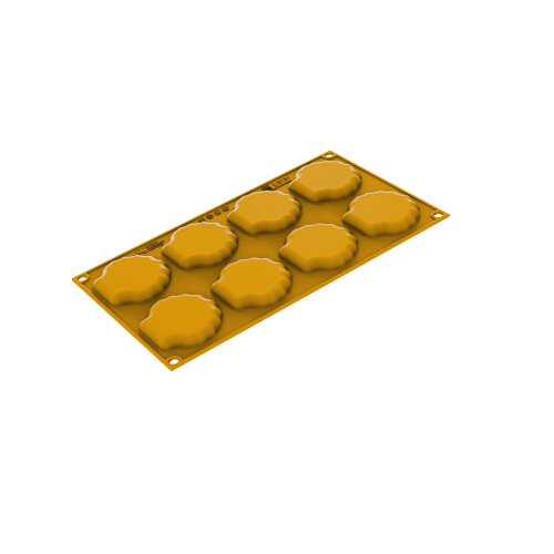 Silikomart Canestrello 15 Silikon Kalıp N.8 72X65 H 9 mm 36.399.36.0065 - 3