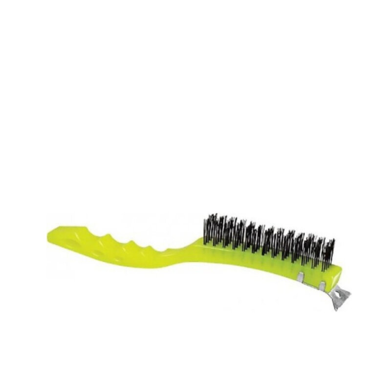 Plastik Saplı Kazıyıcılı Çelik Tel Fırça - 1