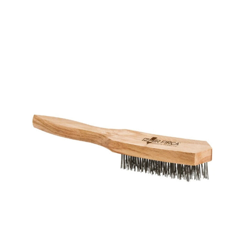 Ağaç Saplı Çelik Tel Fırça No:6 - 1