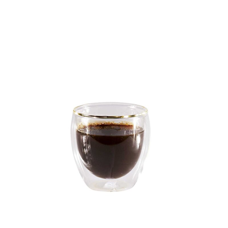 Groovy Çift Cidarlı Espresso Cam Bardak 80 ml GRV-332 - 1
