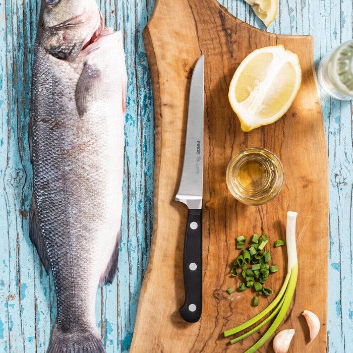 Pirge Classic Fileto Bıçağı 16 Cm Siyah - 5