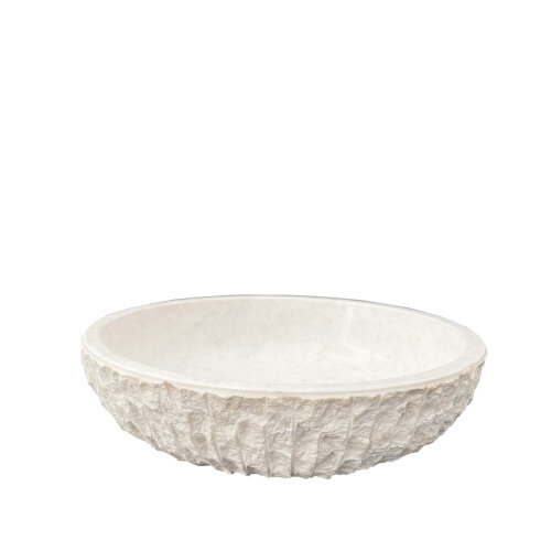 Matgusto Cremo Tarama Yuvarlak Kase Cremo Q:22 Cm H: 6,5 Cm M262C22 - MATGUSTO