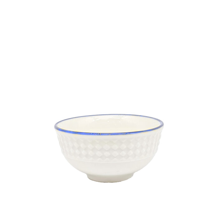 Tulu Porselen Damla 10 cm.Kase 33 Mavi File DM10KSF33 - 1