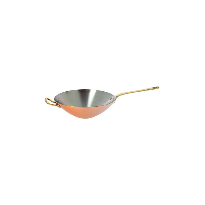 De Buyer Inocuivre Bakır wok Tava 320 x 60 mm 6432-32 - 1