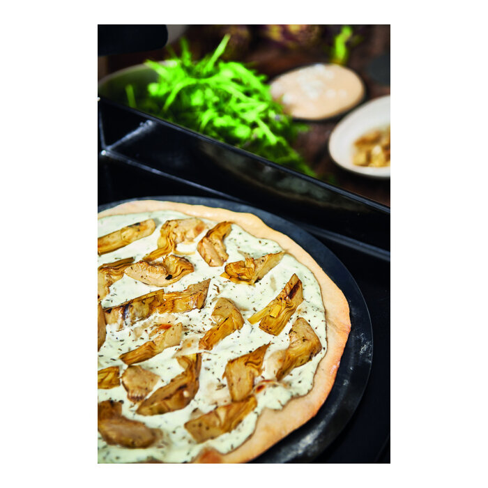 De Buyer Blue Paslanmaz Yuvarlak Pizza Tepsisi 320 mm 5350-32 - 4