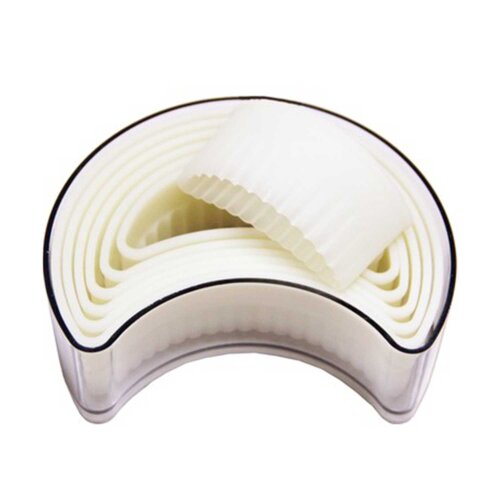 De Buyer Pilastik Ay Düz Valovan Kalıbı 7 Parça - DE BUYER