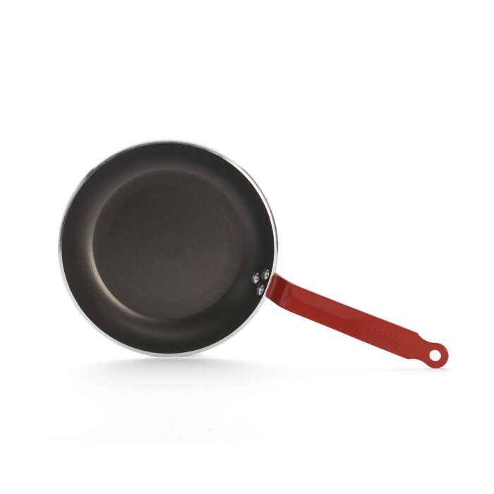 De Buyer Kırmızı Saplı Yapışmaz kaplama Aluminyum Tava 24 cm 8050-24 - 4