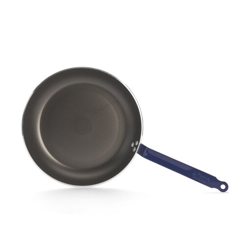 De Buyer Choc Mavi Saplı Yapışmaz Kaplama Aluminyum Tava 32 CM 8040-32 - 4