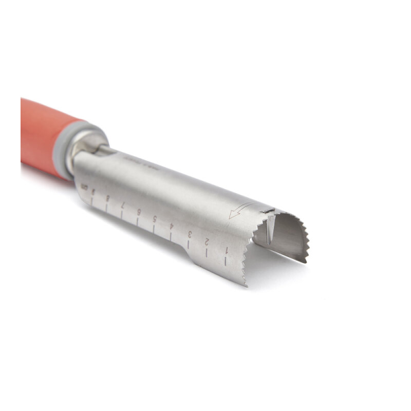 De Buyer Universal Ölçekli Oyucu 30 mm Kırmızı Saplı 2612-03 - 4