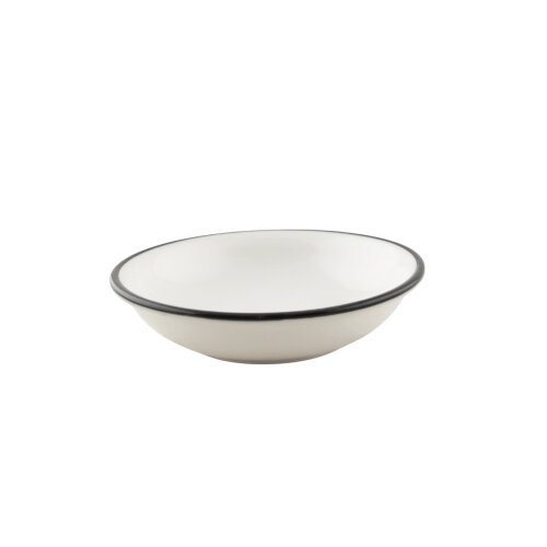 Zest Porcelain Defne Kase 11 Cm-Riva Siyah - ZEST PORCELAIN