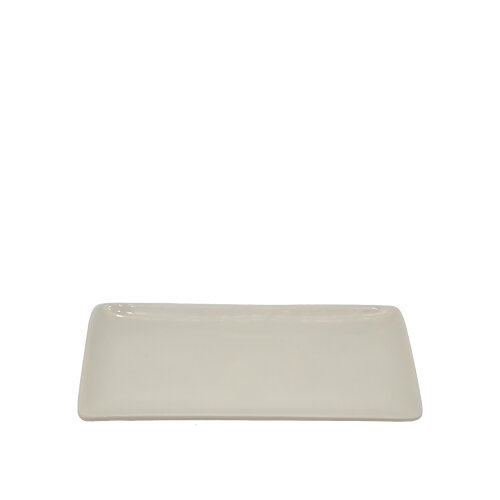 Tulu Porselen Dikdörtgen Kayık 22X10cm Krem DD22X10KY00 - TULU PORSELEN