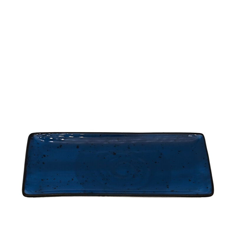 Zest Porcelain Dikdörtgen Kayık 22X10Cm -Paris Mavi - 1