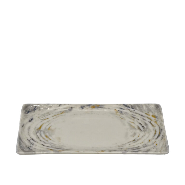 Zest Porcelain Dikdörtgen Kayık 31X12Cm-Lena - 1