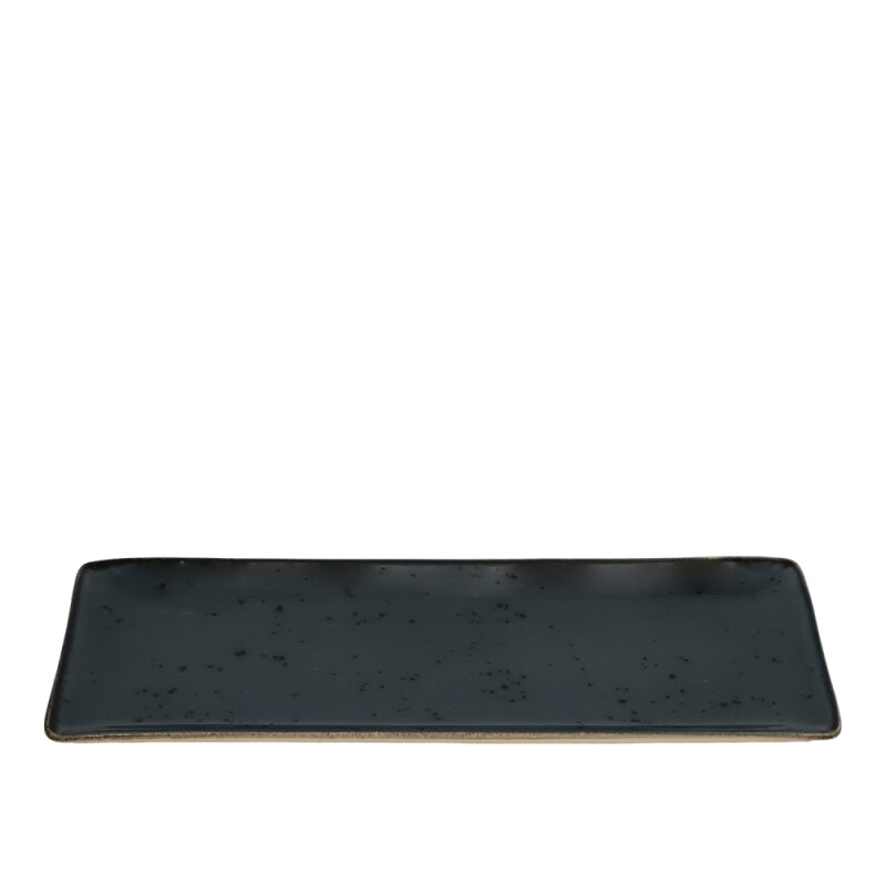 Zest Porcelain Dikdörtgen Kayık 31X12Cm -Paris K.Mavi - 1