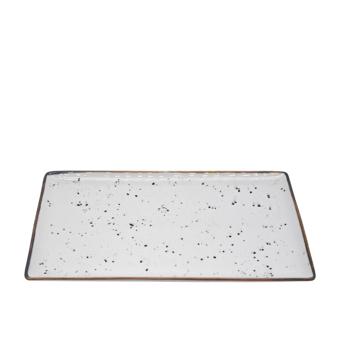 Tulu Porselen Dikdörtgen Kayık 35X15cm - Reactıve 46 Krem DD35X15DKYR46 - 1