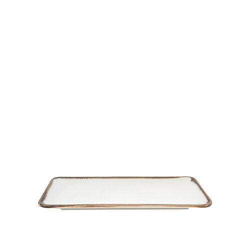 Tulu Porselen Dikdörtgen Tabak 30X15cm-Chocolate TK15KYCT47 - TULU PORSELEN