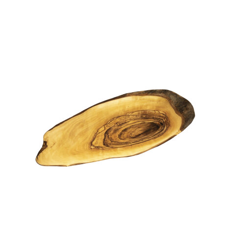 Zeytiniz Doğal Formlu Kabuklu Verev Kesme Tahtası Büyük 25/ - 2