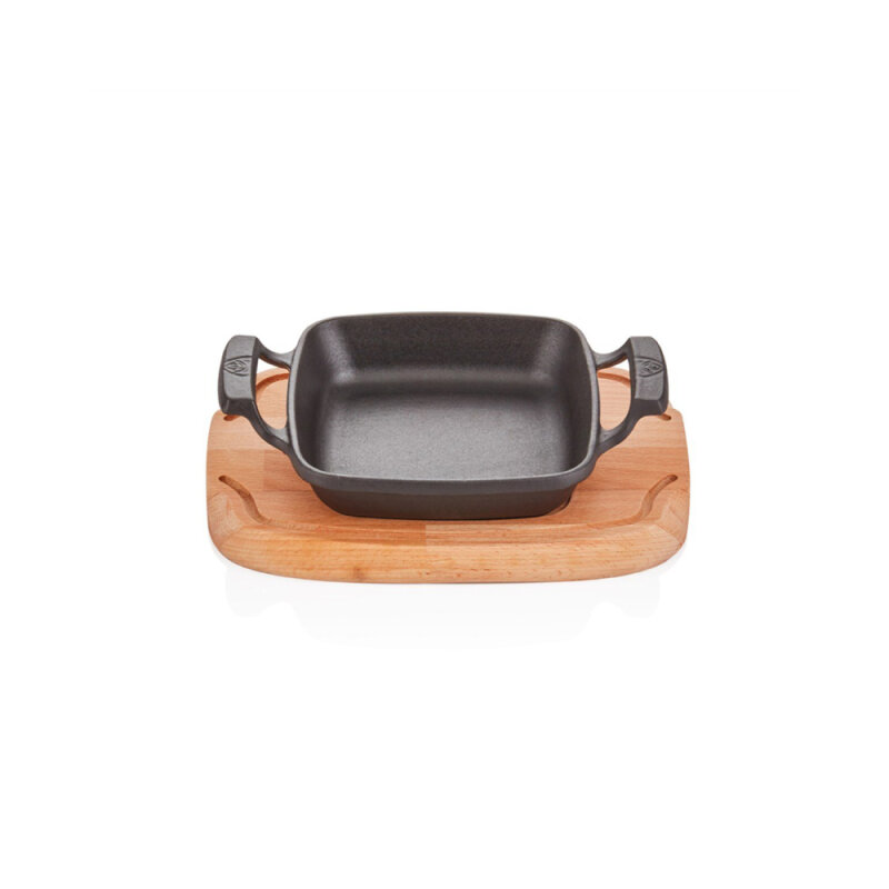 Altınbaşak Döküm Demir Kare Sahan 16*16Cm +Nihale - 1