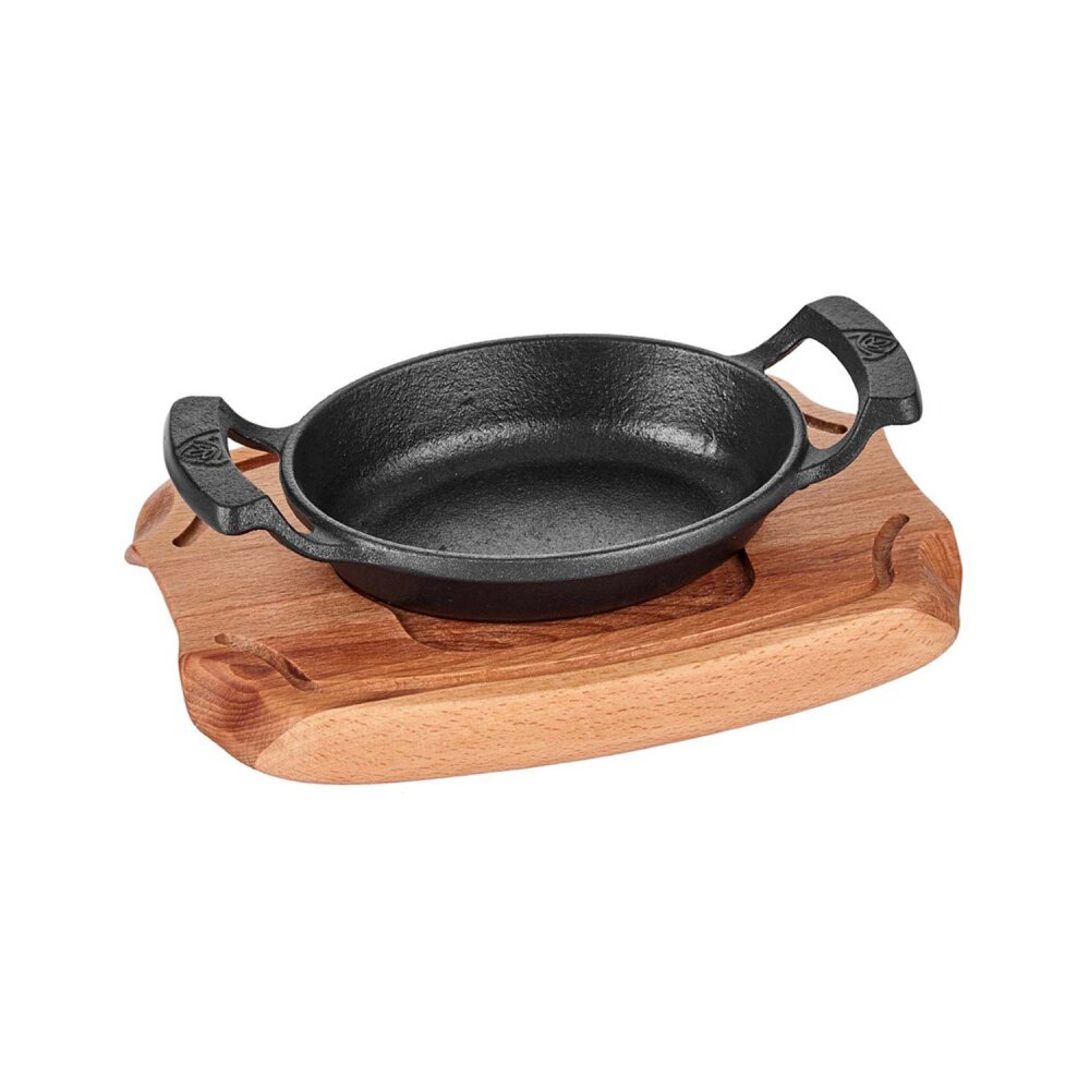 Altınbaşak Döküm Demir Oval Sahan 16*12Cm +Nihale