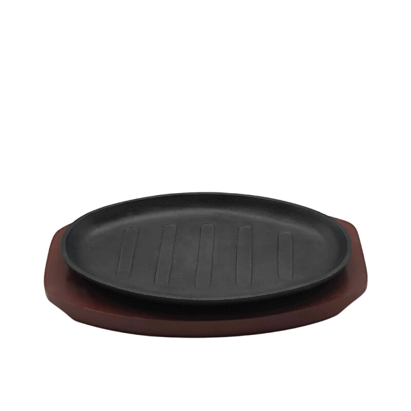 Döküm Oval Fajita Set 27X18 Cm - 1