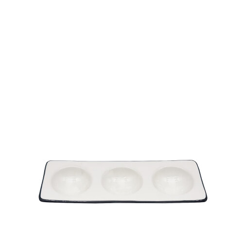 Zest Porcelain Dr Meyve Tabağı 30 Cm-Riva Siyah - ZEST PORCELAIN